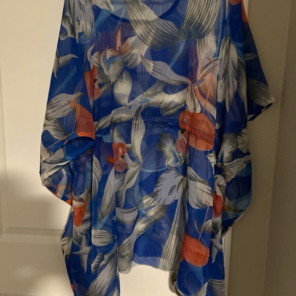 Exist Beach Swimwear Coverup Royal Flamingo One Size - Picture 5 of 6